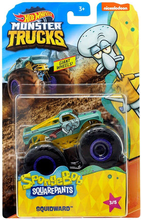 Hot Wheels Monster Trucks Squidward [1:64 Scale] S