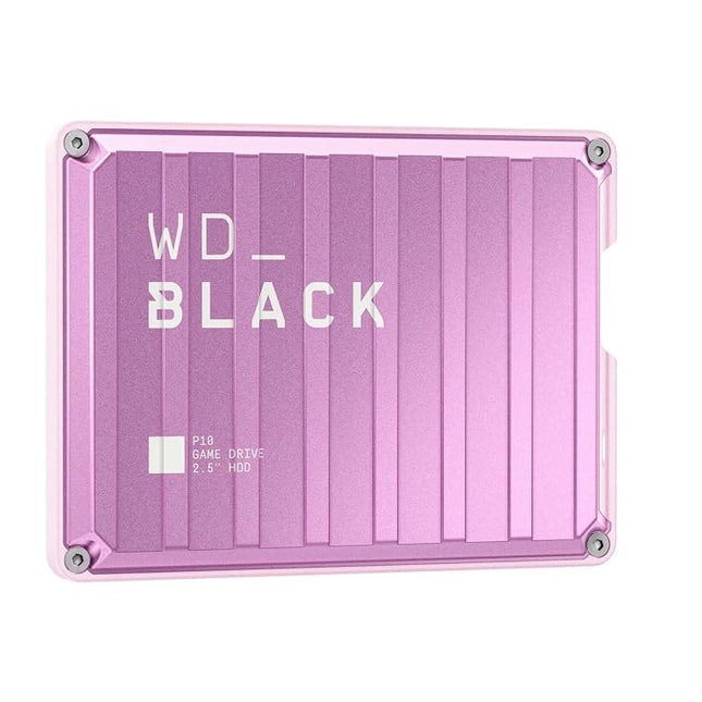 WD_BLACK P10 4TB Game Drive, Portable External Hard Drive for On-The-Go Access to Your Game Library, Works with Playstation, Xbox, PC, Save up to 150 games, Includes One Month Discord NITRO offer-PINK