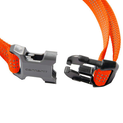 Carhartt Nylon Webbing Dog Collar, Fully Adjustable W/Durable Side Release Buckle, Hunter Orange, Medium