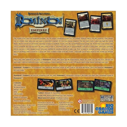 Rio Grande | Dominion: Empires | Expansion | 2-4 Players, Ages 14+