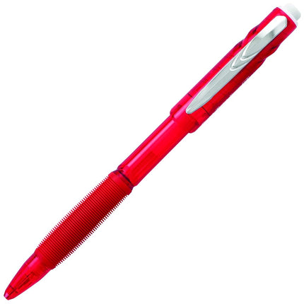 Pentel Twist-Erase GT, 0.5mm, Mechanical Pencil Transparent Burgundy barrel , Box of 12 (QE205B) by Pentel