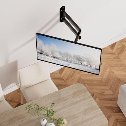 WALI TV Wall Mount for Most 13-32 Inch TVs Monitors (1330LM), Black