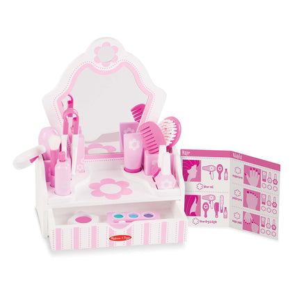 Melissa & Doug Wooden Beauty Salon Play Set