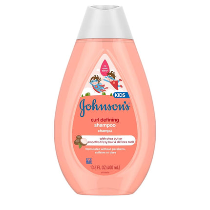 Johnson's Baby Curl-defining Tear-free Kids' Shampoo With Shea Butter, 13.6 fl. oz.