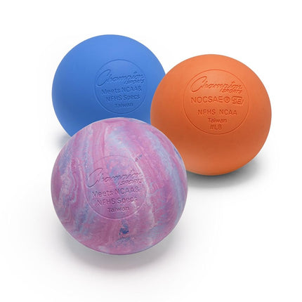 Champion Sports Official Lacrosse Ball Set