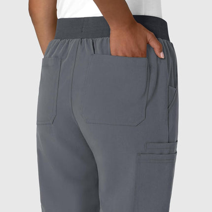 WonderWink Women's Jogger Utility Scrub Pant, Pewter, X-Large