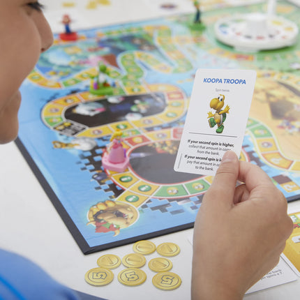 Hasbro Gaming El Juego de la Vida: Edición Super Mario, Juego de Mesa para Niños de 8 Años en Adelante, Juega Minijuegos, Recolecta Estrellas, Lucha contra Bowser