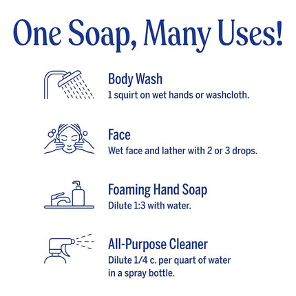 Dr. Bronner's 18-in-1 Pure Castile Liquid Soap - Sandalwood Jasmine, 946ml