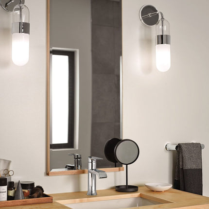 Moen BH3886CH Genta LX Modern Double Post Bathroom Hand Towel Bar, Chrome