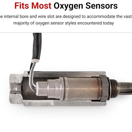 TEKTON 3/8 Inch Drive x 7/8 Inch 6-Point Oxygen Sensor Socket | SHD16022
