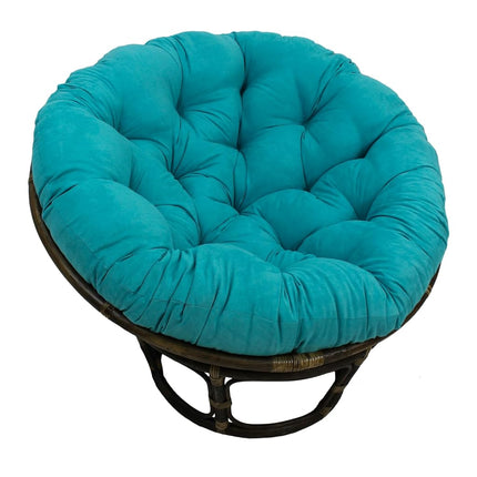 Blazing Needles Solid Microsuede Papasan Chair Cus