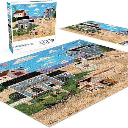 Buffalo Games - Charles Wysocki - Nantucket Breeze - 1000 Piece Jigsaw Puzzle for Adults Challenging Puzzle Perfect for Game Nights - Finished Puzzle Size is 26.75 x 19.75