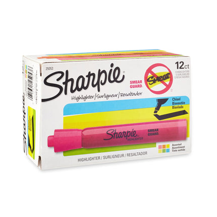 Sharpie Tank Style Highlighters, Chisel Tip, Assor