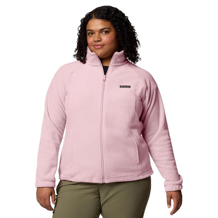 Columbia Fast Trek Fleece Full Zip, Fleece Jacket with Zip for Junior Unisex, Pink Satin, XXL