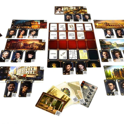 Lucky Duck Games Chronicles of Crime The Millennium Series - 1900 Board Game | Cooperative Murder Mystery Game for Kids and Adults | Ages 12+ | 1-4 Players | Avg. Playtime 60-90 Mins
