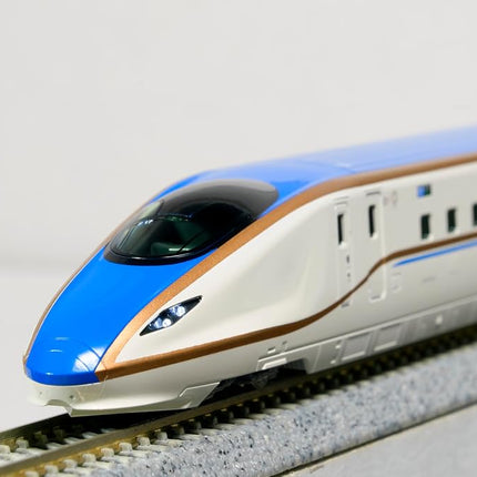 KATO N Gauge E7 Series Hokuriku Shinkansen Kagayaki Basic Set, 3 Cars, 10-1980 Railway Model Train