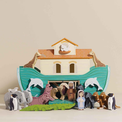 Le Toy Van Noah's Great Ark Premium Wooden Toys for Kids Ages 3 Years & Up