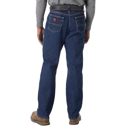 Wrangler Men's Five Pocket Jean, Mid Stone, 30W x 32L