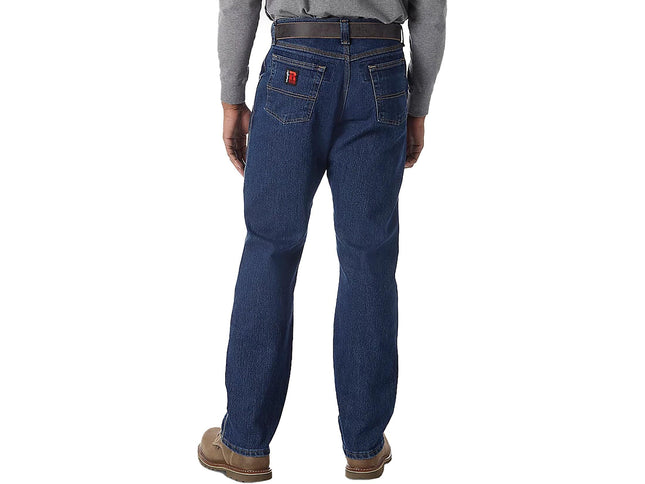 Wrangler Riggs Workwear Men's Rigg Workwear Five Pocket Jean, Mid Stone, 36W x 32L