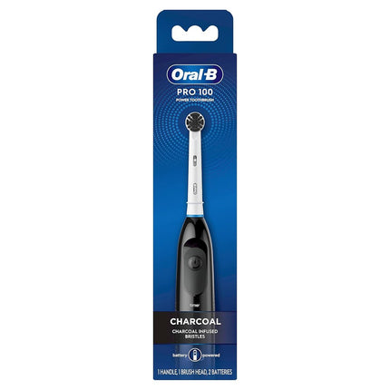 Oral-B Pro 100 Charcoal, Battery Powered Electric 