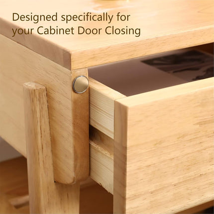 Mousike Magnetic Door Catch Ultra Thin Cabinet Magnets Stainless Steel Drawer Magnet Catch for Sliding Door Closure Kitchen Cabinet Cupboard Closet Closer (D15-12)