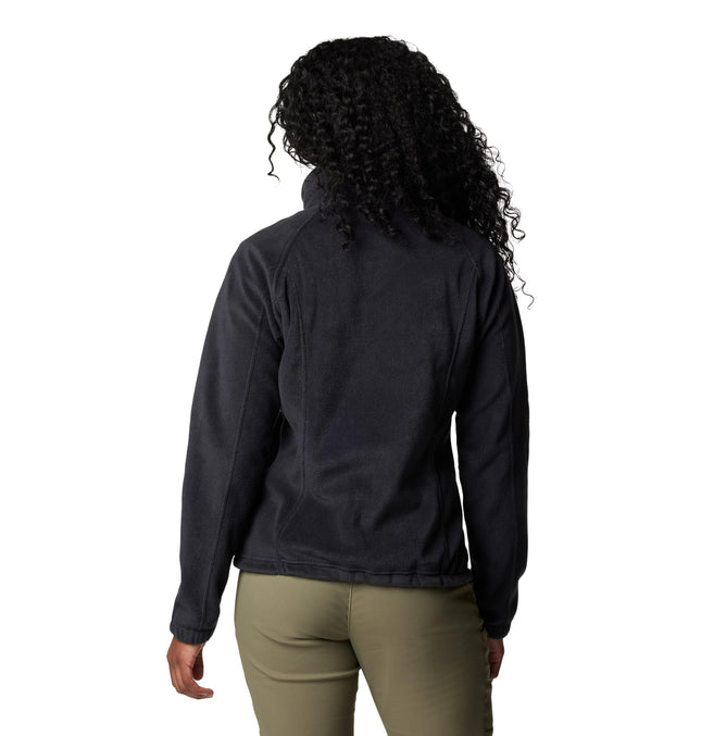Columbia Women's Benton Springs Full Zip Fleece Jacket, Black, XS Petite
