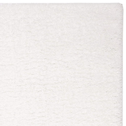 Safavieh Shaggy Indoor Woven Rectangle Area Rug, August Shag Collection, AUG900, in White, 91 X 152 cm for Living Room, Bedroom or Any Indoor Space