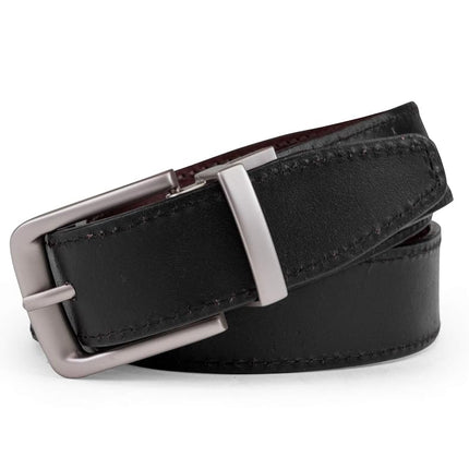 Timberland Men's Classic Leather Reversible Belt, Brown/Black, 44