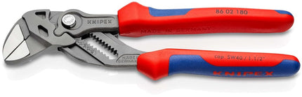 Knipex 86 02 180 Plier Wrenches, Red/Blue