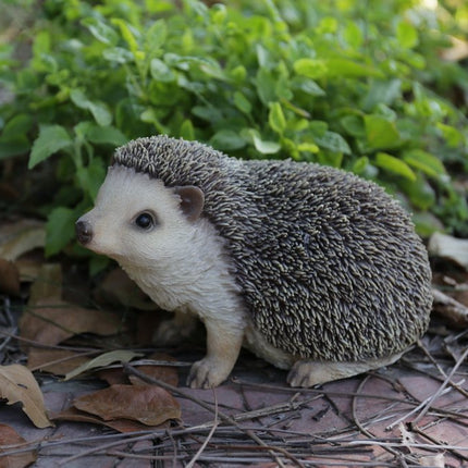 Hi-Line Gift Ltd Crawling Hedgehog Statue,Tan