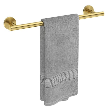 USHOWER Brushed Gold Towel Bar, 18-Inch Large Bath