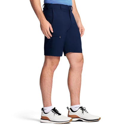 Izod Men's Golf Swing Flex Stretch Cargo Short, Peacoat Blue, 32