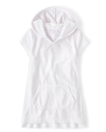 The Children's Place girls Hooded Swim Coverups, W