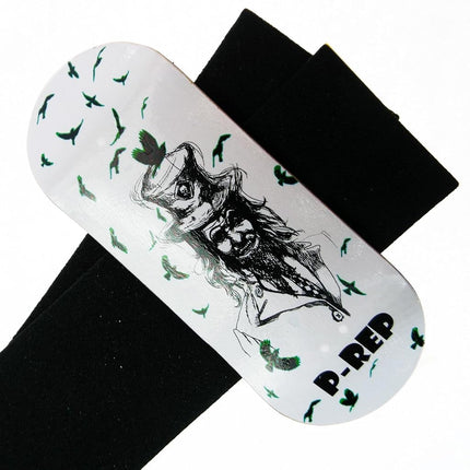 P-REP V2 PRO Performance Complete Wooden Fingerboard with Urethane Wheels - Unlucky 36mm