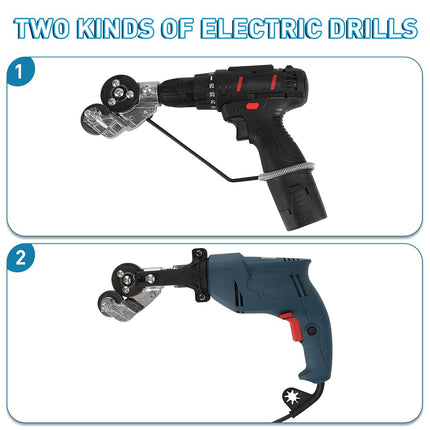 dirnatel Upgraded Electric Drill Plate Cutter Attachment/Adapter
