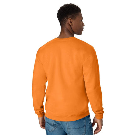 Hanes Unisex-Adult mensOP160Ecosmart Fleece Sweatshirt Long Sleeve Sweatshirt - Orange - XXXL