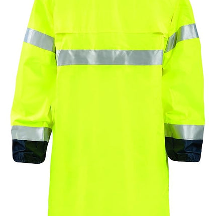 OccuNomix LUX-TJRE-Y3X Premium Breathable Waterproof Rain Jacket, Calf Length, Class 3, Yellow, 3X-Large