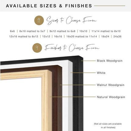MCS Gallery Wooden Frame for Canvas, Art Boards, Photos and more, Natural, 12x16 with 8x12 Mat