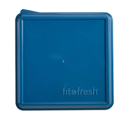Fit & Fresh Divided Lunch Pack Carrier, Reusable Food Container for Sandwich and Snack with Removable Ice Pack, BPA-Free Lunch Box, Freezer/Microwave/Dishwasher Safe