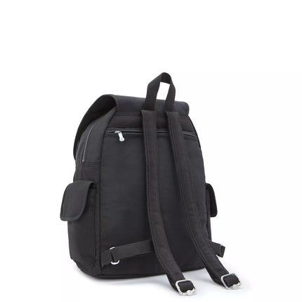 Kipling Women's City Pack Backpack, All-Day Versatile Daypack, Bag, Black Noir, 10.5" L x 14.5" H x 6.75" D, Women's City Pack Backpack, All-day Versatile Daypack, Bag