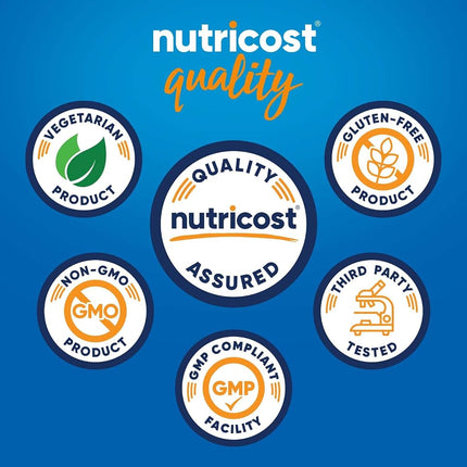 Nutricost N-Acetyl L-Cysteine 600Mg, 120 Veggie Capsules - Non-GMO, Gluten Free, Vegetable Caps