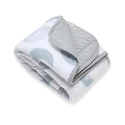 Burt's Bees Organic Cotton Reversible Blanket for Babies and Toddlers