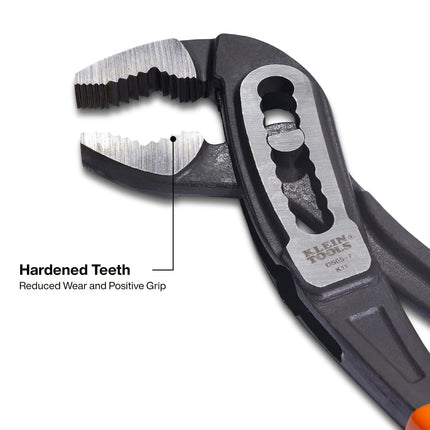 Klein Tools D5053KIT 3-Piece Classic Klaw Pump Pliers Set, 7-Inch, 10-Inch, and 12-Inch Pump Pliers, Compact Design with V-Jaw and Hardened Teeth for Maximum Torque