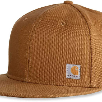 Carhartt Men's Firm Duck Flat Brim Cap, Carhartt® 