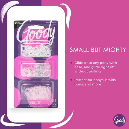 Goody Multi Clear Elastic Pony Holder