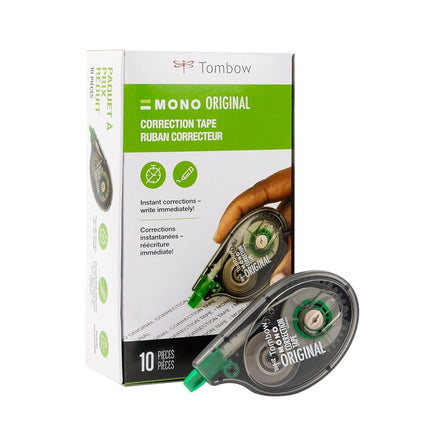 Tombow 68720 Correction Tape,Single Line,Value Pk,1/6-Inch x394-Inch,10/PK,WE