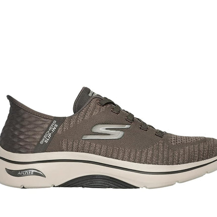 Skechers Men's Go Walk Arch Fit 2.0 Grand Select, Taupe, 6 UK