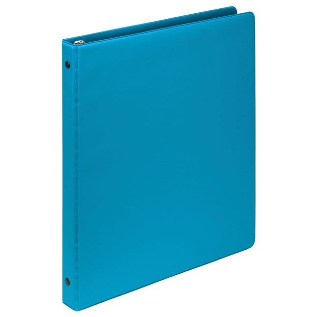 Carpeta Samsill de 0.5 pulgadas para almacenar documentos, fabricada en EE. UU., aglomerado 100% reciclado FSC, anillas redondas, carpeta de 3 anillas, paquete de 6, colores surtidos de moda