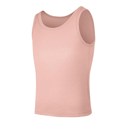Hanes Girl's Originals Tank Pack, Supersoft Tank Top for Girls, Modal Stretch Rib Tanks, 4-Pack, Pink/White/Coral/Violet 4-pack, Small
