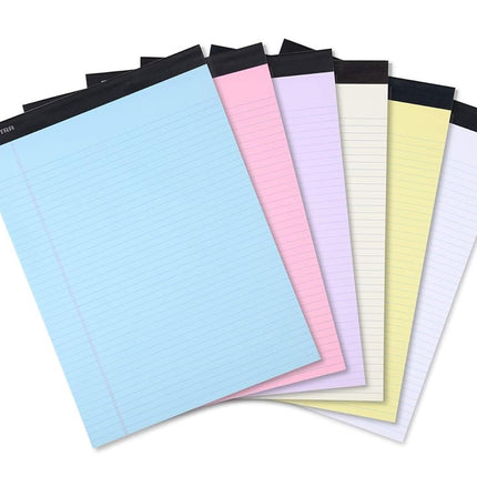 Mintra Office Colorful Legal Pads - Includes 2 Blu